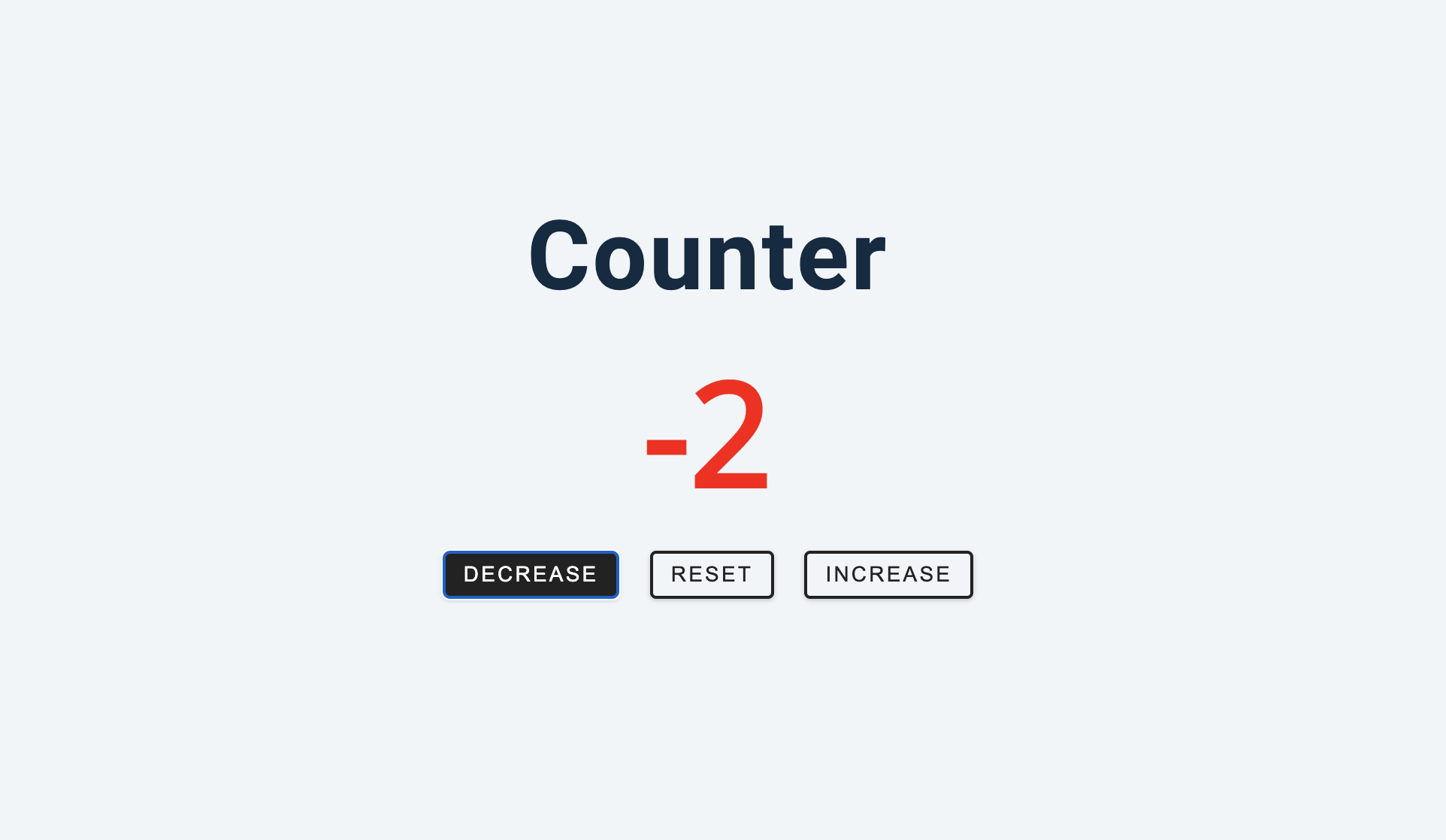 Interactive Counter